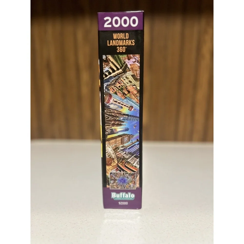 Buffalo Games World Landmarks 360 Jigsaw Puzzle 2000 Pieces family fun gifts